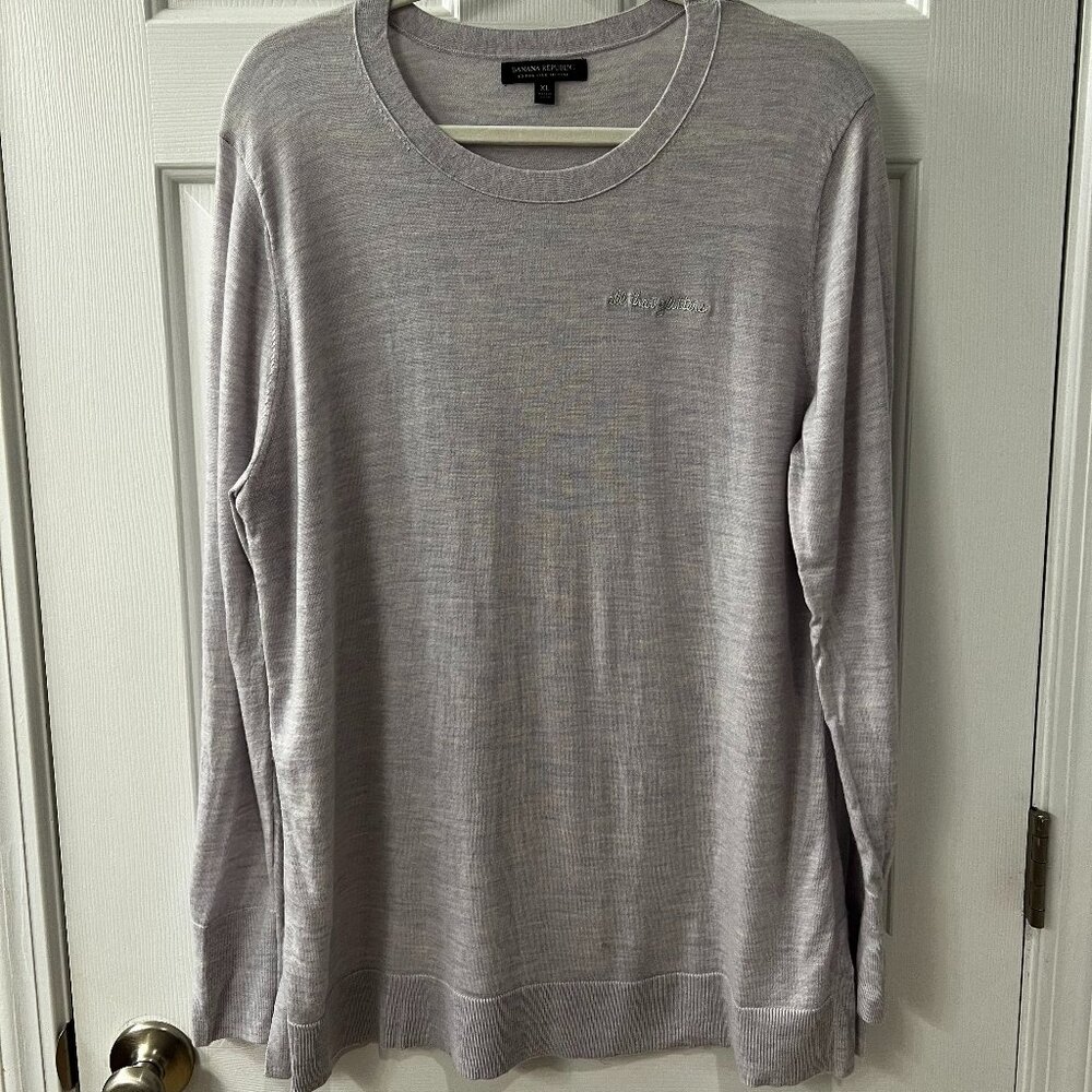 Banana Republic All That Glitters Sweater XL